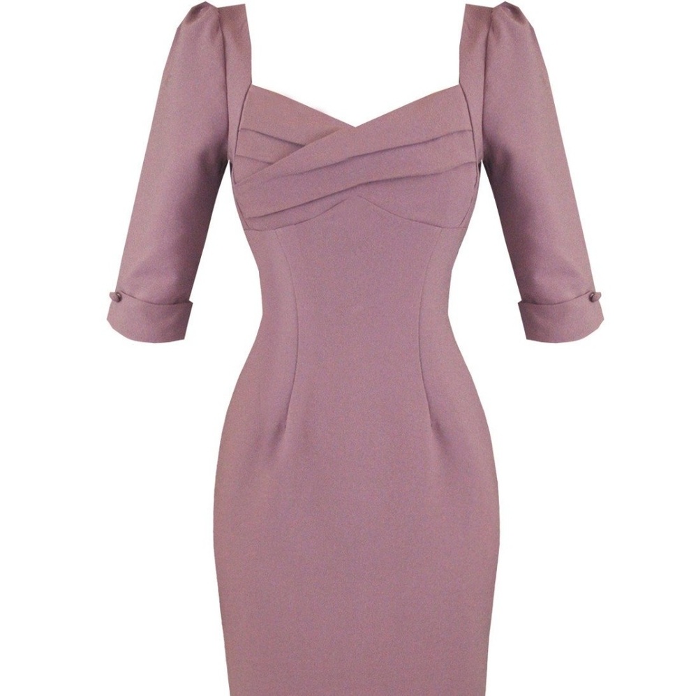 Collectif Rizzo Dress in Mauve